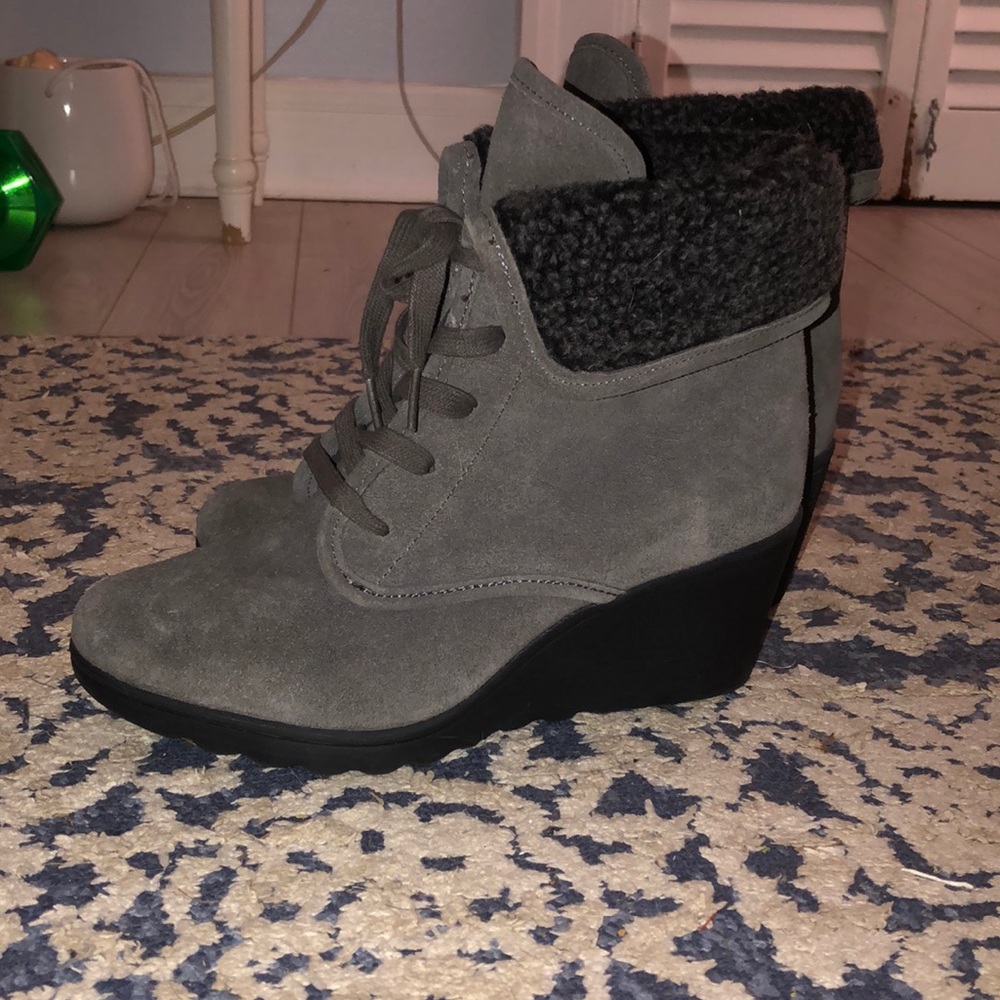 Wedged Winter Booties